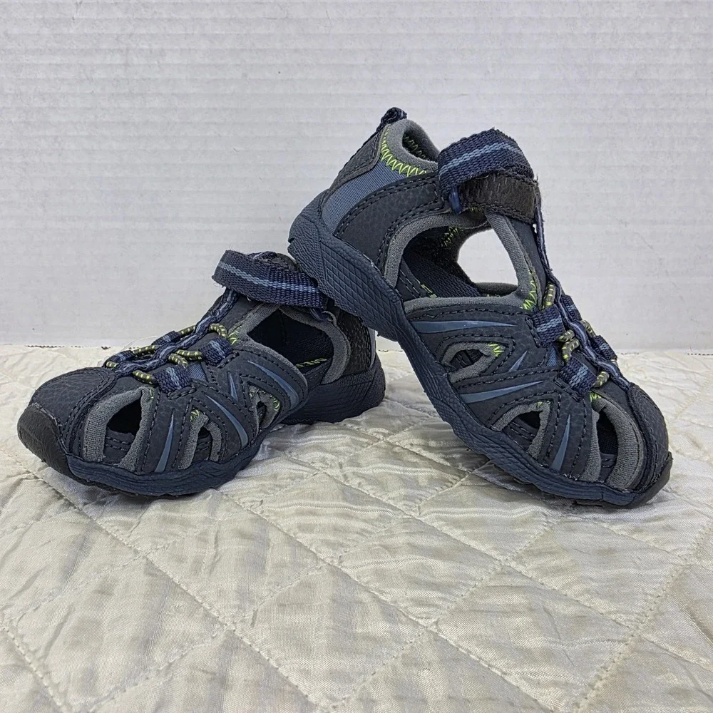Merrell Kid's Hydro Junior Sport Sandal Blue/Green Size 6M TODDLER